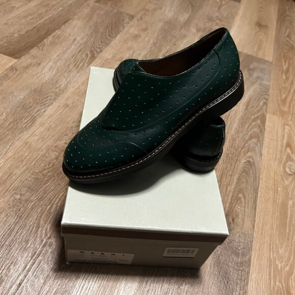 Marni Perforated Leather Loafers - Picture 11 of 16